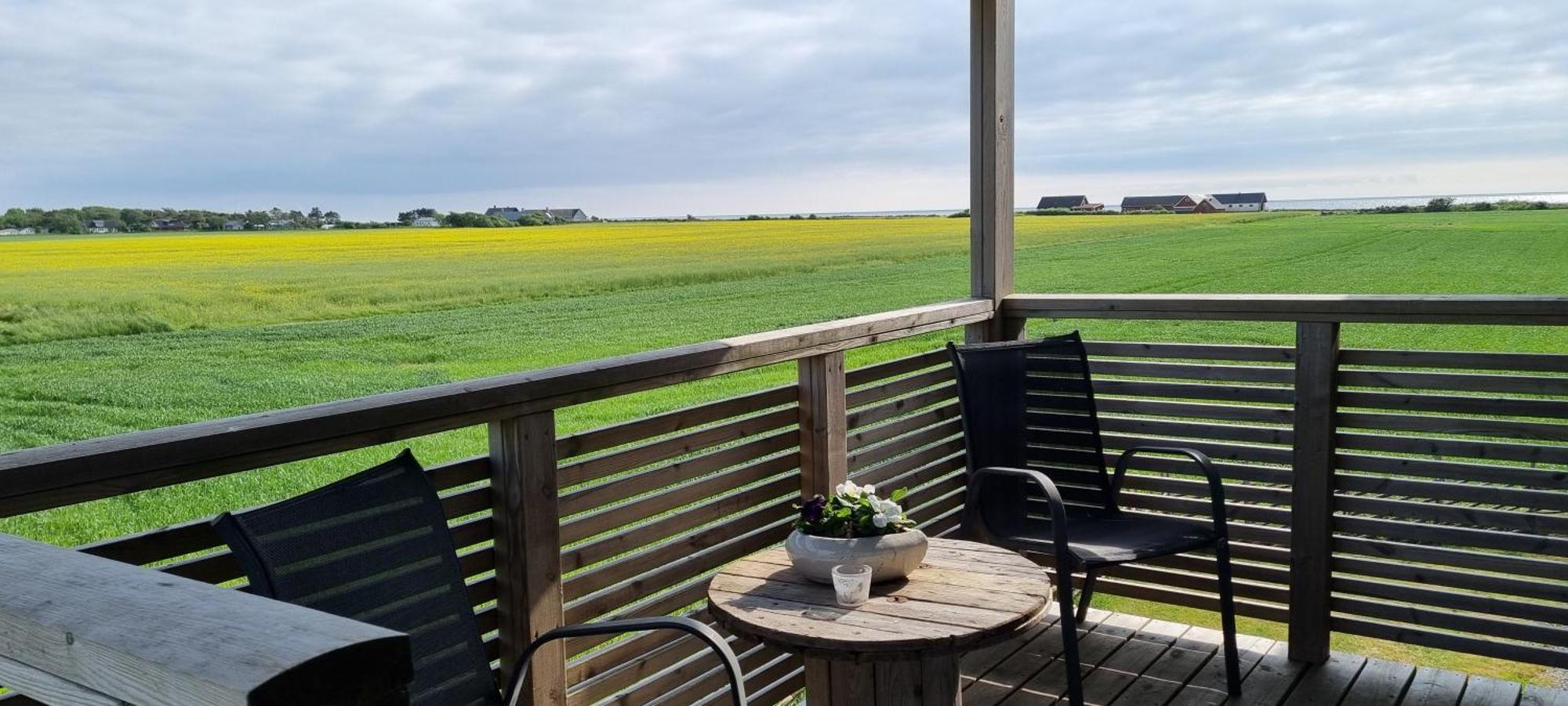 Sommarboende Med Havsutsikt Glommen Exterior foto